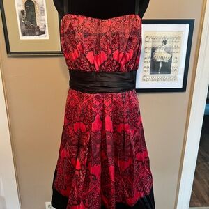 Torrid Red and Black Dress